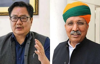 Cabinet Reshuffle : Arjun Ram Meghwal Replaces Kiren Rijiju As Union Law Minister