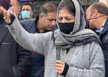 Peaceful struggle imperative for restoration of people’s rights , fulfillment of their aspirations: Mehbooba