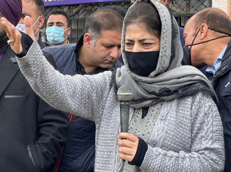Peaceful struggle imperative for restoration of people’s rights , fulfillment of their aspirations: Mehbooba