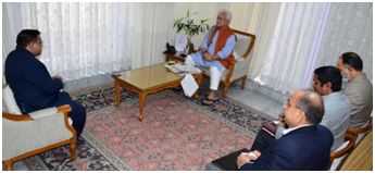 Member NITI Aayog calls on LG in Jammu