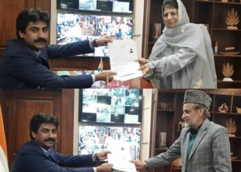 Mehbooba, Mian, Zafar submit nomination papers for Anantnag-Rajouri parl seat