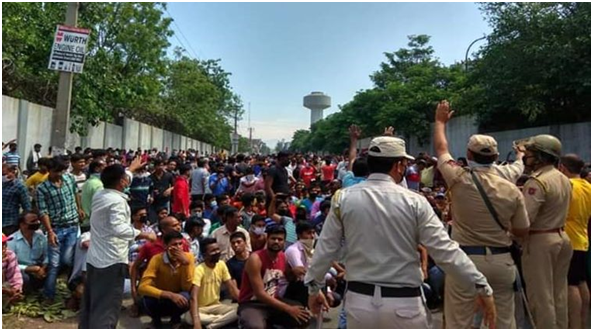 Migrant workers ransack textile mill in Kathua over deduction of wages