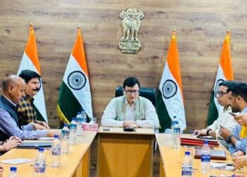 Minga Sherpa holds introductory meeting with DIPR, JDI, Jammu