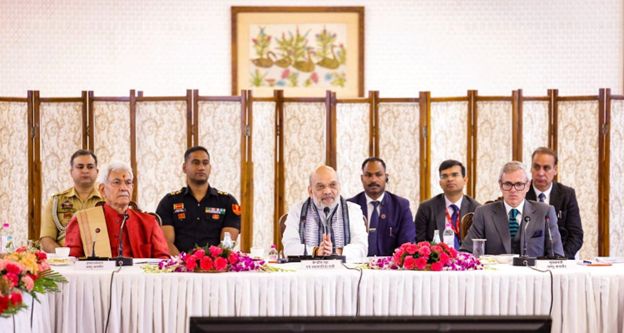 HM Shah Reviews At Length Development In J&K At Top Meet In Srinagar