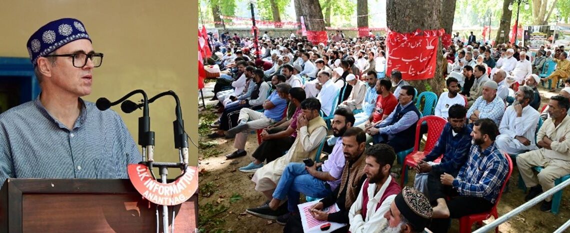 CM Omar inaugurates 15 Water Supply Schemes worth ₹64 crore in Ang