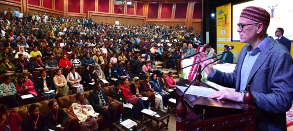 CM Omar Stresses On Need To Protect Youth From Academic Overburden