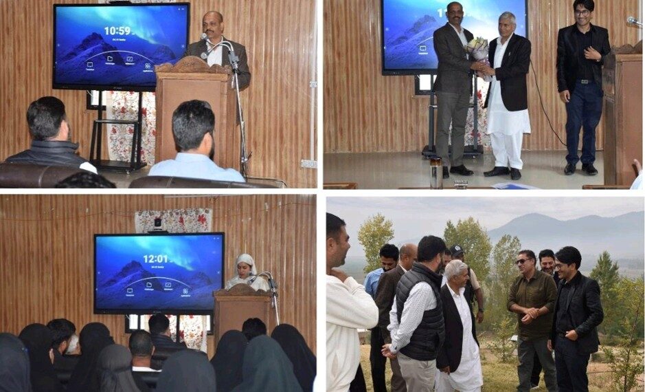 MLA Bandipora visits HKM GDC, assures support for Infrastructure and student facilities
