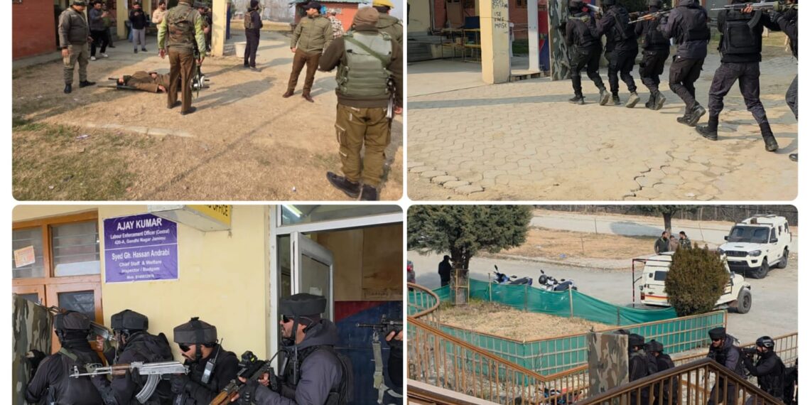 Police conduct mock drill at Bijbehara Railway Station