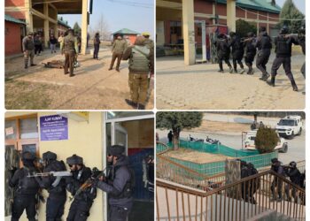 Police conduct mock drill at Bijbehara Railway Station
