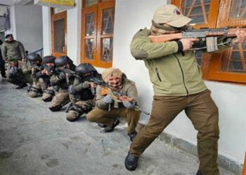 Mock drill conducted in railway station Qazigund in Kulgam