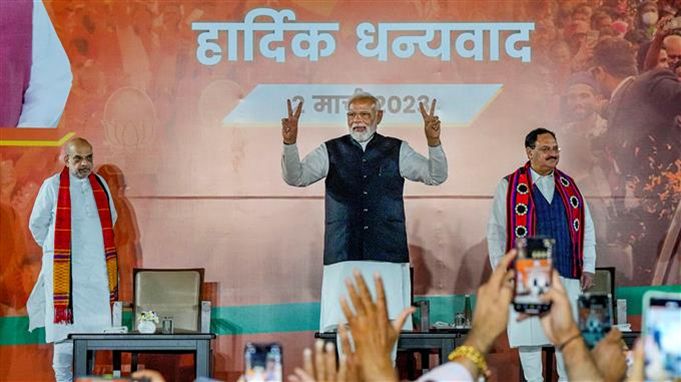 Northeast results bust myth that minorities don’t accept BJP, Kerala is next: PM Modi
