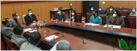 Secy DARPG reviews arrangements for one day Conference on ‘Launching DGI in JK’ to be released by Home Minister Amit Shah