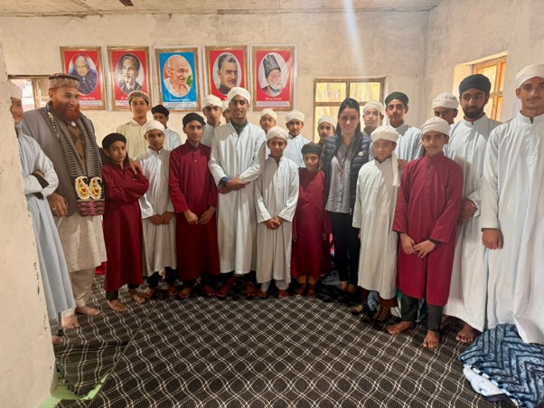 Rouble Nagi Art Foundation distributes blankets among 117 madrasa students in Anantnag