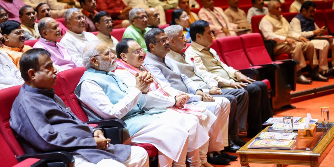 BJP Holds Parliamentary Party Meeting Ahead Of No Confidence Motion