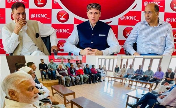 Handwara Traders federation meets NC Vice President Omar