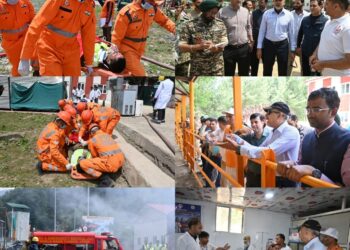 NDMA Conducts Mock Exercise at Nunwan Base Camp ahead of Amarnath Yatra-2026