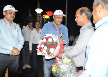 NHPC’s Director Projects Bishwajit Basu,reaches Kishtwar on a three days visit