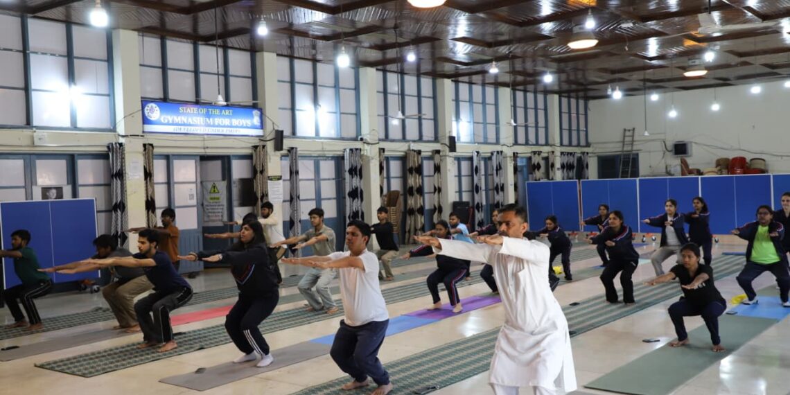 NIT Srinagar celebrates 12th International Day of Yoga with enthusiasm