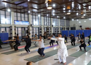 NIT Srinagar celebrates 12th International Day of Yoga with enthusiasm