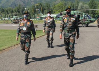 Troops in Kashmir battling both mitancy and Covid: Army chief