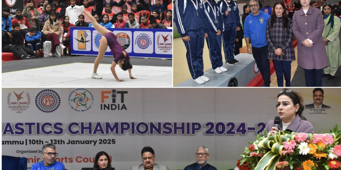 National Aerobic Gymnastics Championship concludes, J&K Emerges as 2nd Runner-Up