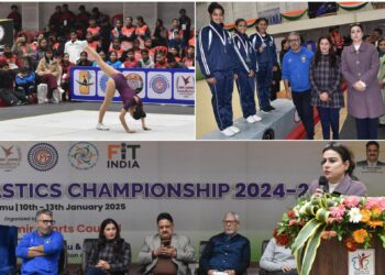 National Aerobic Gymnastics Championship concludes, J&K Emerges as 2nd Runner-Up