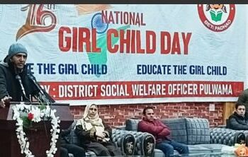 Mega event to commemorate National Girl Child Day held at Pulwama