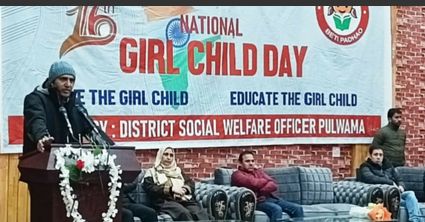Mega event to commemorate National Girl Child Day held at Pulwama