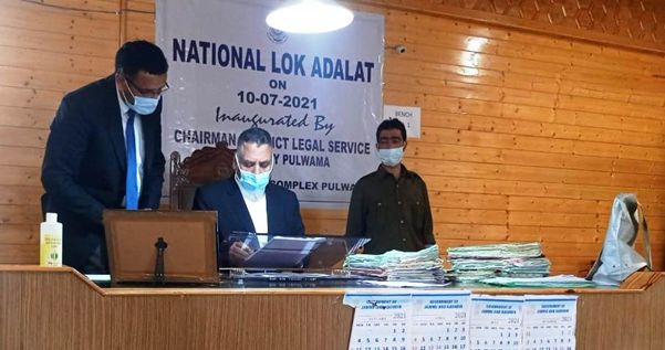 National Lok Adalat held across Kashmir