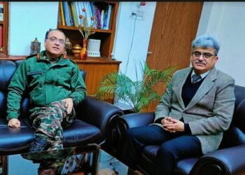 GOC 16 Corps calls on CS Dulloo