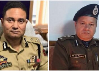 Nitish Kumar posted IGP, CID J&K, M N Tiwari IGP Armed Jammu