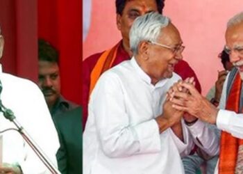 Nitish Kumar takes oath as Bihar CM for record 10th time in Presence of PM Modi, HM Amit Shah