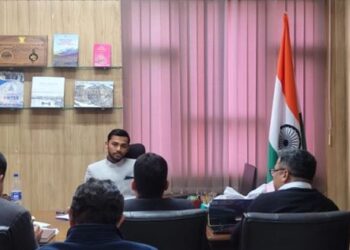 Nitish Rajora assumes charge as Dir Information