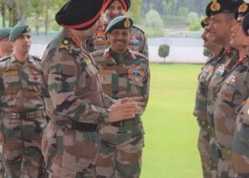 Northern Army Commander begins 3 day visit to valley with security review meet