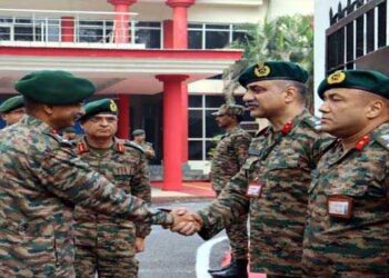 Northern Command Army Commander reviews operational preparedness in Nagrota