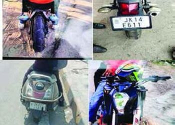 Number Plate Masking emerging as new challenge for J&K Police