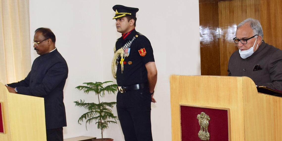 LG administers oath to BR Sharma as Chairman JKPSC