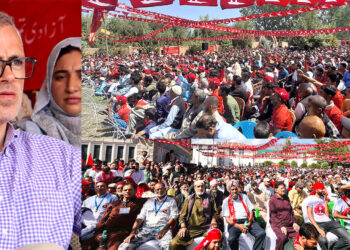 Omar addresses election rallies in Baramulla, Handwara, Tangdhar