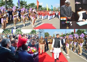 Omar Abdullah assumes office as J&K CM, Accorded Grand Welcome At Civil Sectt