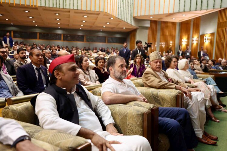 Omar Abdullah swearing in ceremony, in Srinagar