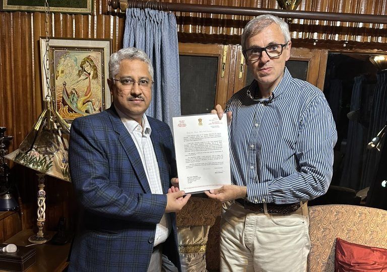 Omar Gets Official Invite From LG For Oath Ceremony Slated For Tomorrow
