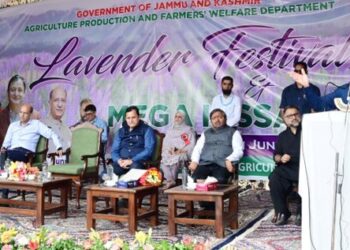CM Omar Inaugurates Lavender Festival at Nunar
