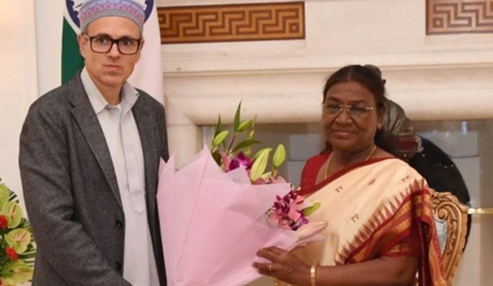 CM Omar Meets Prez Droupadi Murmu At Rashtrapati Bhavan
