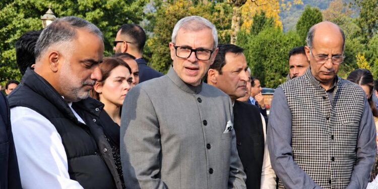 CM Omar inaugurates two-span truss girder bridge over Nallah Sukhnag