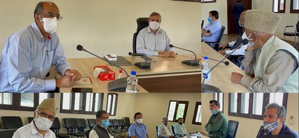 Omar meets party’s constituency in-charges of Bla distt, reviews party activities
