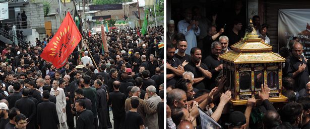 Over one lakh mourners converge at Srinagar’s old city on Ashoora eve