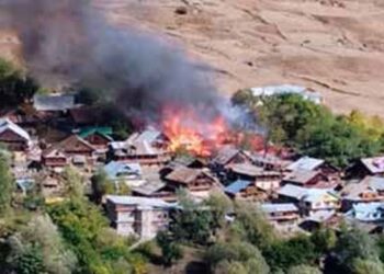 Blaze wreaks havoc in Kishtwar & Gurez, 94 houses, 10 shops turned into ashes