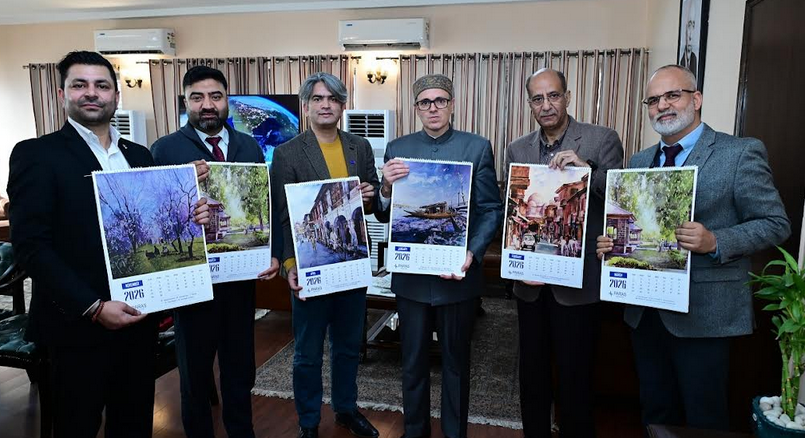 CM Omar Unveils Paras Health Srinagar’s 2026 Calendar, Emphasising Healthcare’s Role in Community, Cultural Engagement