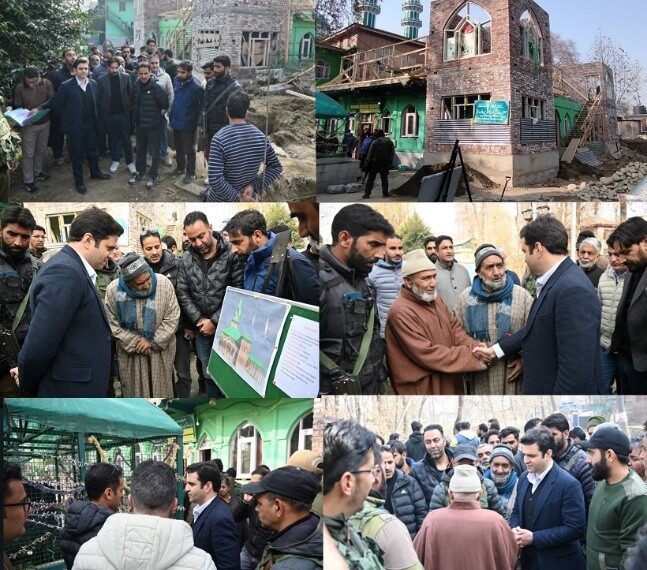 DC Kulgam visits Sheikh ul Alam (RA) Shrine at Qaimoh, reviews development works