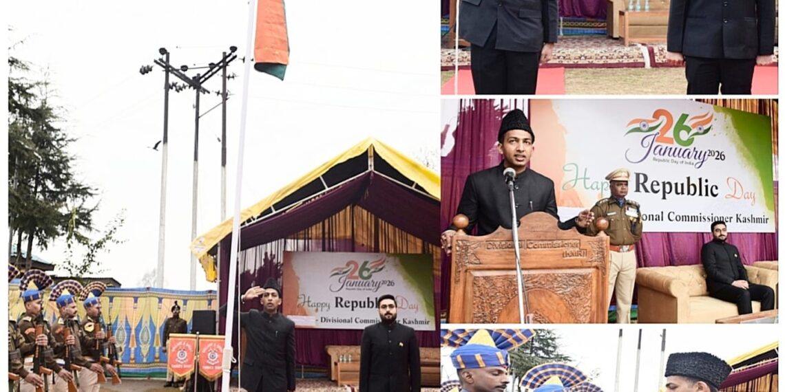 77th Republic Day: Div Com (K) Unfurls National Flag at Office Premises